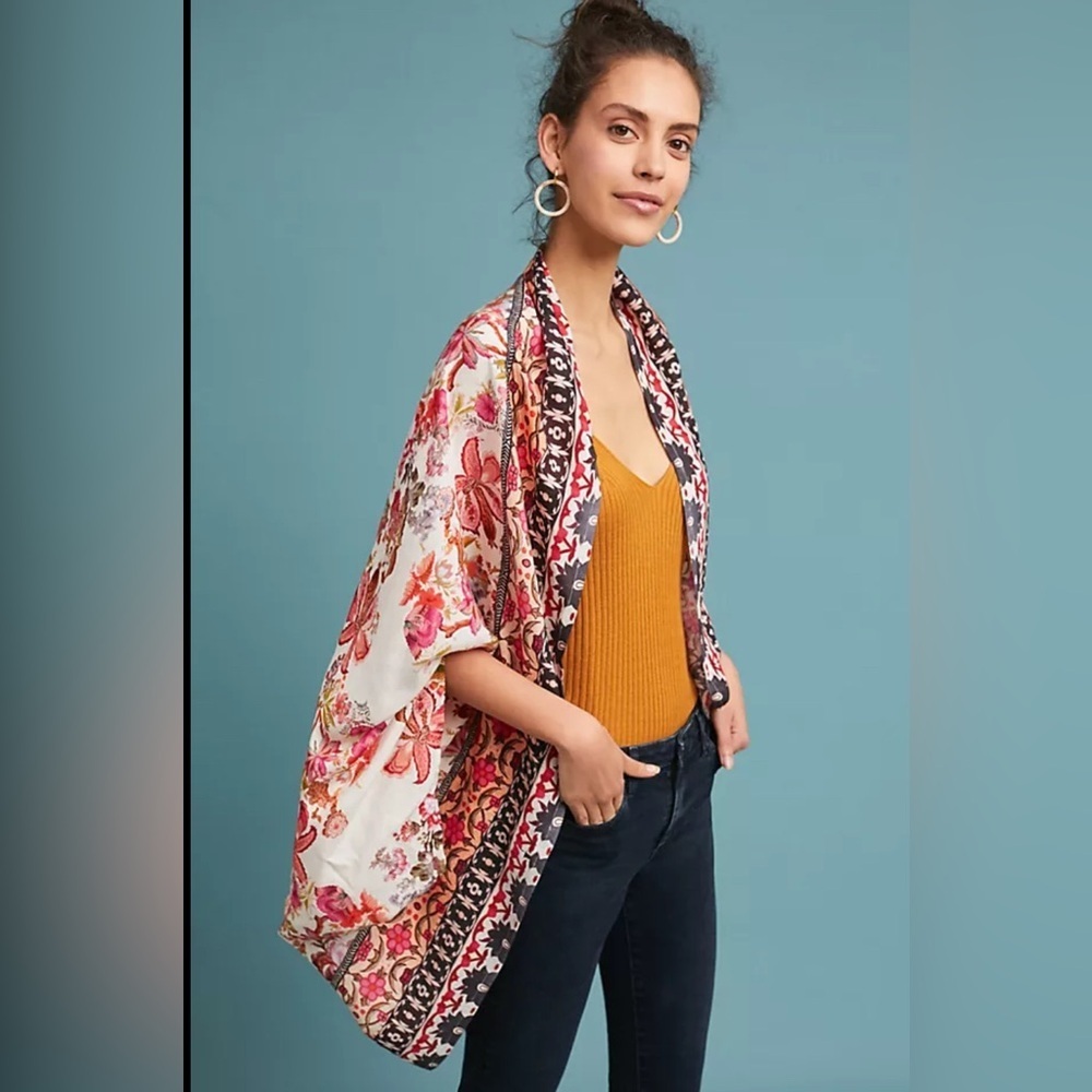 Kachel x Anthropologie Josephina Cocoon Kimono 100% Viscose OS